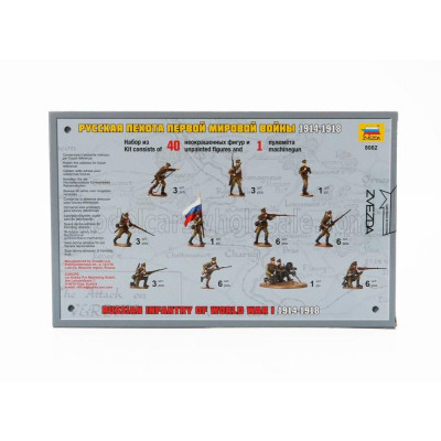 ZVEZDA ACCESSORIES RUSSIAN INFANTRY OF WORLD WAR MILITARY FIGURES 1/72
