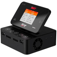 Nagy teljesítményű, kétcsatornás gyorstöltő balanszerekkel 1-18 fő számára. NiCd/NiMH, 1–8 cella. Li-Po/Li-ion/Li-Fe, (1–7S) LiHV, ULiHV, 2–28V Pb 0,2–20 A áramerősséggel (max. 2x200 W hálózati tápellátásnál vagy 2x500 W egyenáramnál). Kisütés 2x 0,2–1,5 A (max. 2x15 W). Tápegység 10–30/230 V. Belső ellenállás mérése, Bluetooth a BattAir rendszeren belüli beállításhoz intelligens modulokkal akkumulátorokhoz és BattAir/ISD LINK alkalmazásokhoz.