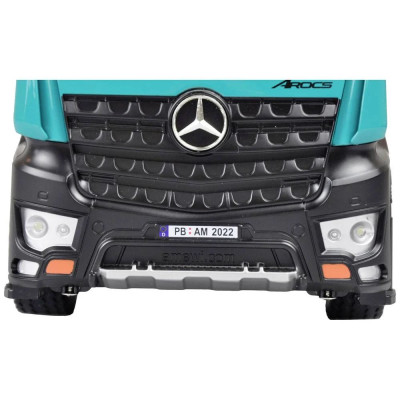 Mercedes truck tipper PRO kovový, 1:10, RTR, 2,4 GHz, biely