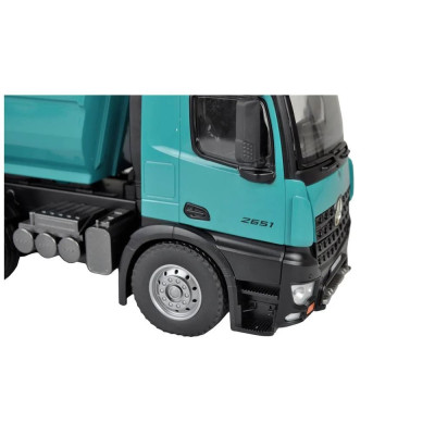 Mercedes truck tipper PRO kovový, 1:10, RTR, 2,4 GHz, biely