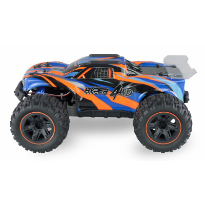 Amewi Hyper GO RC Truggy brushed 4WD 1:16 RTR blue/orange
