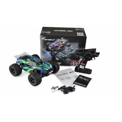 Amewi Hyper GO RC Truggy brushed 4WD 1:16 RTR blue/orange