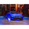 A Traxxas LED háttérvilágítású kék alváza felejthetetlen stílust kölcsönöz a Drift RC modellednek vagy más 4-Tec 2.0 alvázzal rendelkező modelleknek. Két küszöblécből álló komplett készlet háttérvilágítással, tápegységgel, csatlakozó adapterrel és szerelési tartozékokkal.