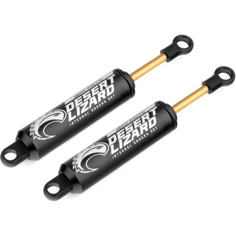 Hliníkové olejové tlumiče Desert Lizard, černé 90mm ( 2 ks )