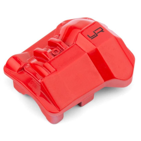 Kovový kryt diferenciálu pro Traxxas TRX-4 červený