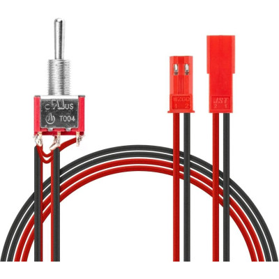 3 polohový vypínač s konektory JST