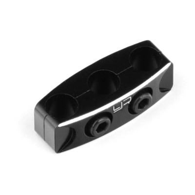 Hliníkový držák kabelů 12-14AWG, černý