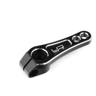 25T Hliníková páka serva 17mm a 20mm černá pro SRT, Futaba, Savox