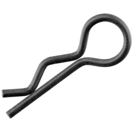 Sponky karoserie 1/10, černé, 10 ks