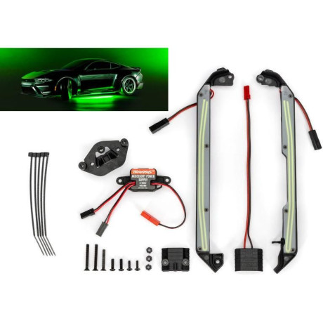 Traxxas LED podsvícení šasi zelené (pro 4-Tec 2.0, Drift)