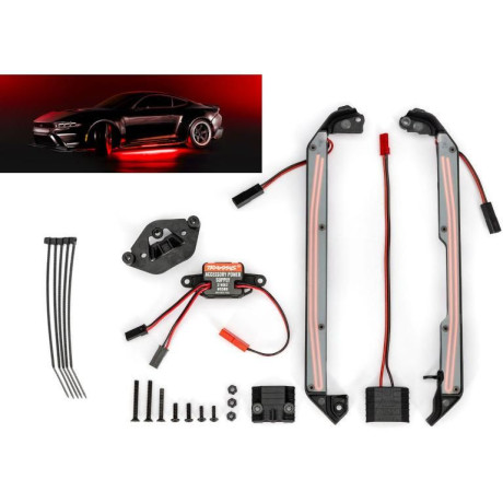 Traxxas LED podsvícení šasi červené (pro 4-Tec 2.0, Drift)