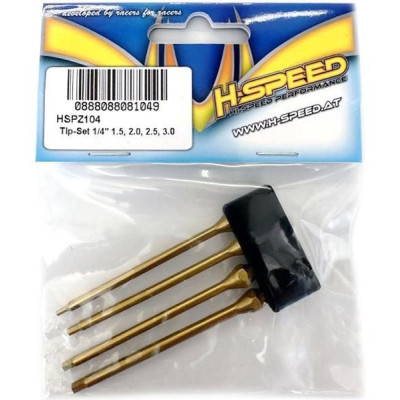 H-Speed bit imbus (sada 1.5, 2.0, 2.5, 3.0mm)