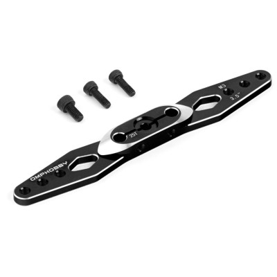 Servo páka dvouramenná M3 3.5" - černá