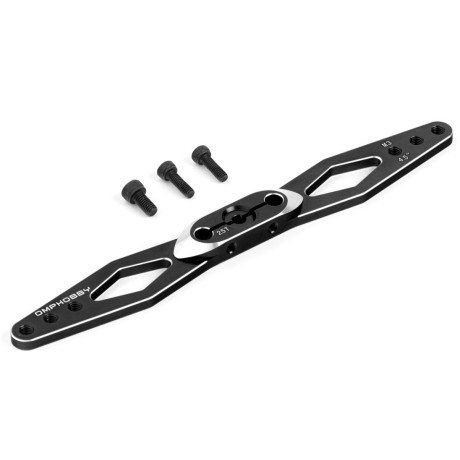 Servo páka dvouramenná M3 4.5" - černá