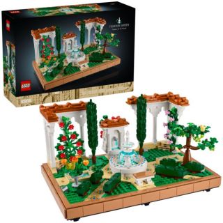 LEGO Icons - Zahrada s fontánou