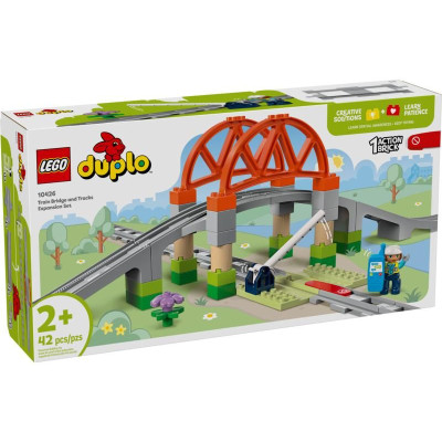 LEGO DUPLO - Železniční most a koleje – rozšiřující sada