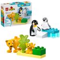 LEGO DUPLO - Rodinky divokých zvířat: Tučňáci a lvi