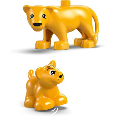 LEGO DUPLO - Rodinky divokých zvířat: Tučňáci a lvi