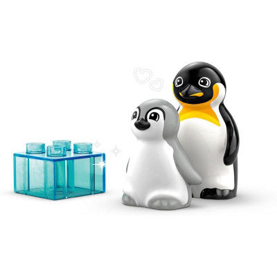 LEGO DUPLO - Rodinky divokých zvířat: Tučňáci a lvi