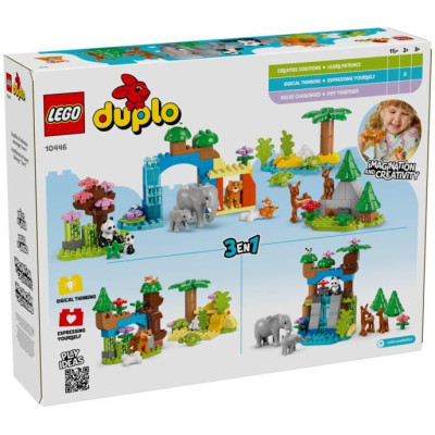 LEGO DUPLO - Rodinky divokých zvířat 3 v 1