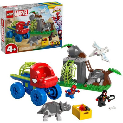 LEGO Marvel - Spidey a jeho úžasní přátelé - Spideyho tým a záchrana dinosaurů s truckem