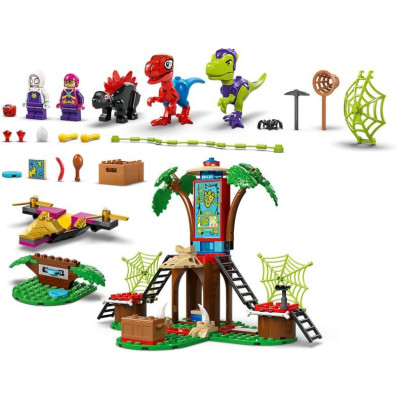 LEGO Marvel - Spidey a jeho úžasní přátelé - Spidey, Gobby a raptoří bitva na základně na stromě