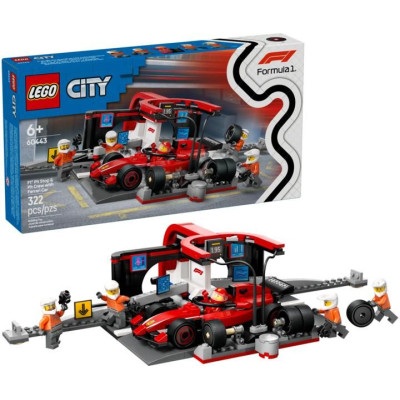 LEGO City - Zastávka v boxech F1® a personál s vozem Ferrari