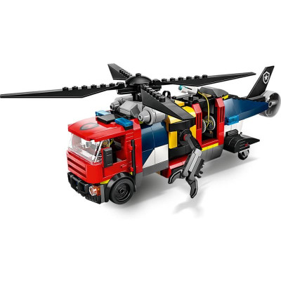 LEGO City - Remix: Helikoptéra, hasičský vůz a ponorka