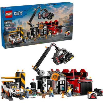 LEGO City - Vrakoviště s auty