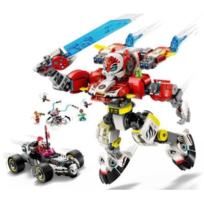 LEGO DREAMZzz - Cooperův tygří robot a Zerův hot rod