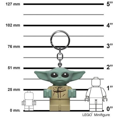 LEGO svítící klíčenka - Star Wars Baby Yoda
