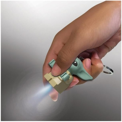 LEGO svítící klíčenka - Star Wars Baby Yoda