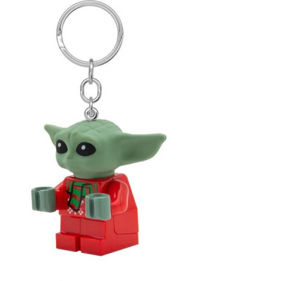LEGO svítící klíčenka - Star Wars Baby Yoda ve svetru