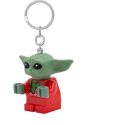 LEGO svítící klíčenka - Star Wars Baby Yoda ve svetru
