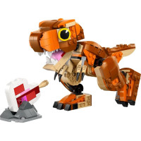 A LEGO® Jurassic World Little Munch: T-rex építőkészlettel a 7 éves vagy annál idősebb gyermekek órákon át izgalmas kalandokban részesülhetnek, játszhatnak és gondoskodhatnak a dinoszauruszról. A készlet rengeteg lehetőséget kínál a játékra és a kiállításra.