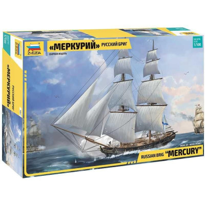 Model Kit loď 9067 - Russian brig Merkurii 19th cty. (1:100)