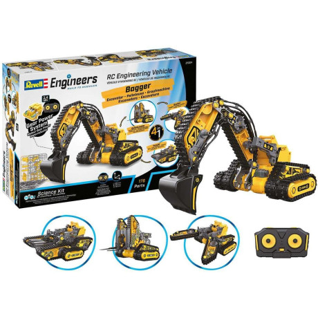 Revell Engineers 21304 - RC Engineering Vehicle 4in1