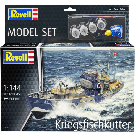 ModelSet loď 65242 - KFK (Kriegsfischkutter) (1:144)