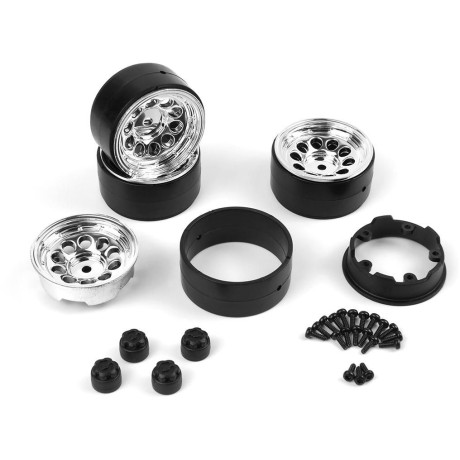 CS-10 Beadlock disky 1.2in (chromové/4ks)