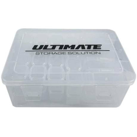 Plastový organizér s 5 středními a 32 malými vnitřními boxy