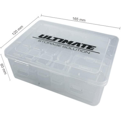 Plastový organizér s 5 středními a 32 malými vnitřními boxy