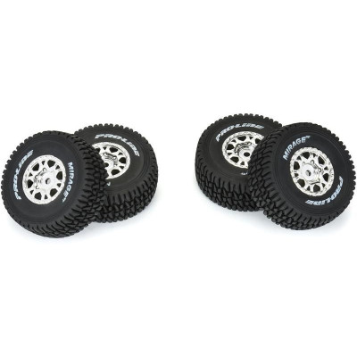 Pro-Line kolo 1:16, pneu Mirage TT, disk stříbrný 12mm (4): Mojave Grom