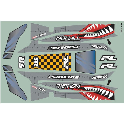 Pro-Line karosérie 1:14 Axis šedá: Typhon GROM