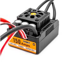 Programozható, vízálló, érzékelő nélküli AC szabályozó 3-6S LiPo akkumulátorokkal működő autómodellekhez (2x XT90 csatlakozó).