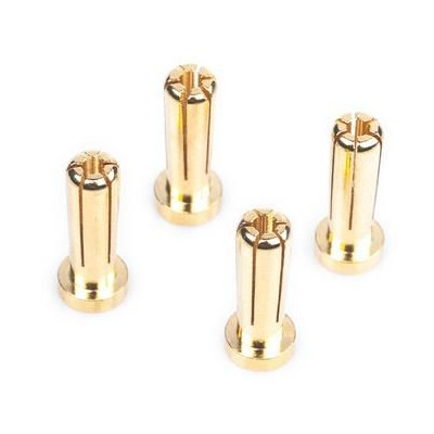 5mm/G5 Gold Works Team/zlaté konektory, 18mm, 4ks.