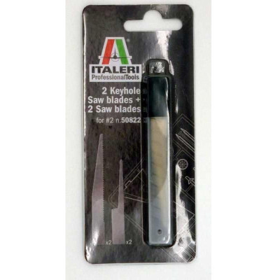 2 Key Hole + 2 Saw Blades 50823 - pilkové čepele