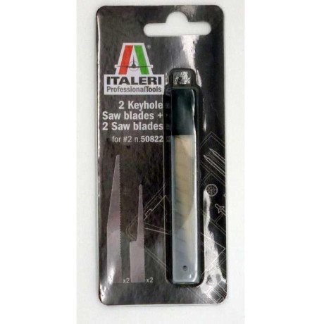 2 Key Hole + 2 Saw Blades 50823 - pilkové čepele