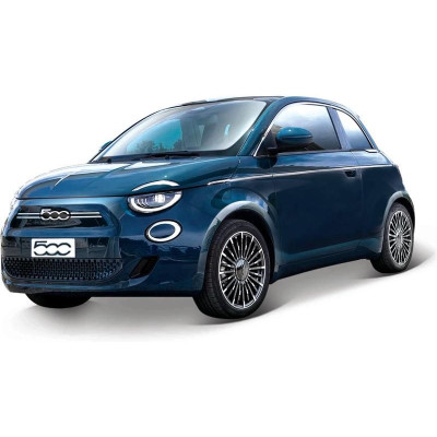 Bburago Fiat 500e 2023 1:24 modrá