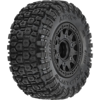 Pro-Line kolo s pneu 2.2:/3.0" Aztek SC M2, disk černý Raid 6x30 H12 a H14: Slash, Senton