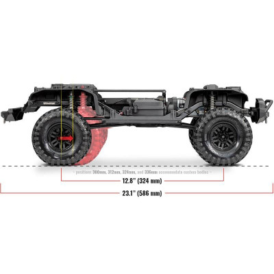 Traxxas TRX-4 Land Rover Defender 1:10 RTR stříbrný